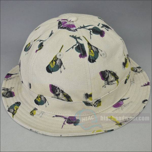 custom cotton canvas bucket hat