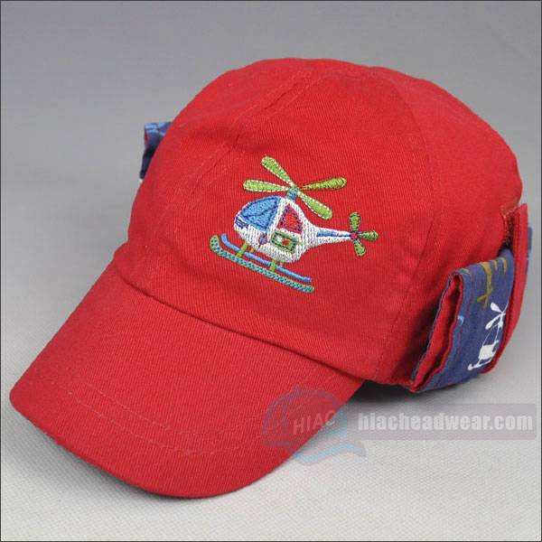 Custom Red Kids Baseball Hats