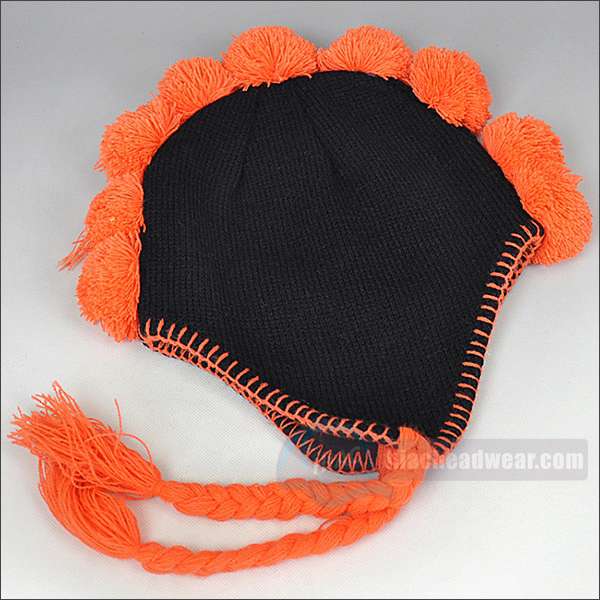 Custom Womens Winter Hats Orange